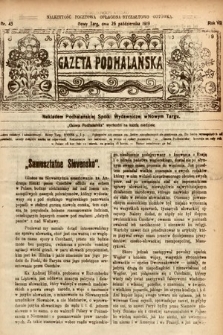 Gazeta Podhalańska. 1919, nr 43