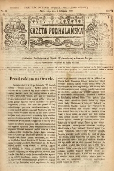 Gazeta Podhalańska. 1919, nr 45