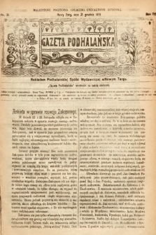 Gazeta Podhalańska. 1919, nr 51