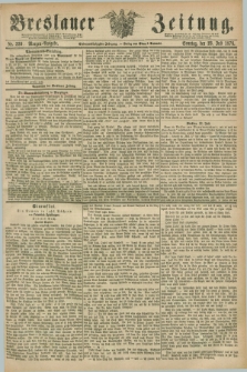 Breslauer Zeitung. Jg.57, Nr. 339 (23 Juli 1876) - Morgen-Ausgabe + dod.