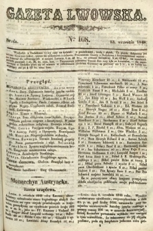 Gazeta Lwowska. 1848, nr 108