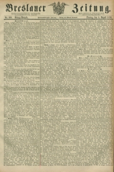 Breslauer Zeitung. Jg.57, Nr. 366 (8 August 1876) - Mittag-Ausgabe