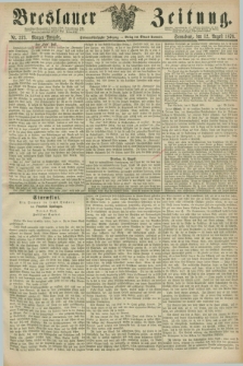 Breslauer Zeitung. Jg.57, Nr. 373 (12 August 1876) - Morgen-Ausgabe + dod.