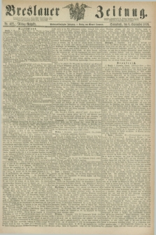 Breslauer Zeitung. Jg.57, Nr. 422 (9 September 1876) - Mittag-Ausgabe