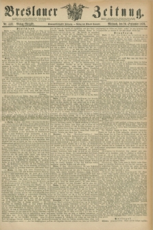 Breslauer Zeitung. Jg.57, Nr. 440 (20 September 1876) - Mittag-Ausgabe