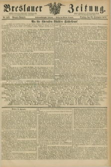 Breslauer Zeitung. Jg.57, Nr. 449 (26 September 1876) - Morgen-Ausgabe + dod.