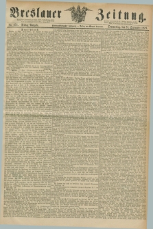 Breslauer Zeitung. Jg.57, Nr. 454 (28 September 1876) - Mittag-Ausgabe
