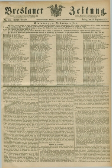 Breslauer Zeitung. Jg.57, Nr. 455 (29 September 1876) - Morgen-Ausgabe + dod.