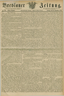 Breslauer Zeitung. Jg.57, Nr. 456 (29 September 1876) - Mittag-Ausgabe