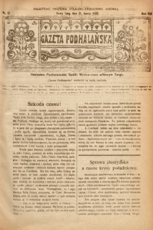 Gazeta Podhalańska. 1920, nr 12