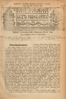 Gazeta Podhalańska. 1920, nr 14