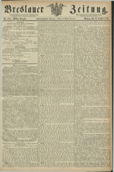 Breslauer Zeitung. Jg.57, Nr. 484 (16 October 1876) - Mittag-Ausgabe