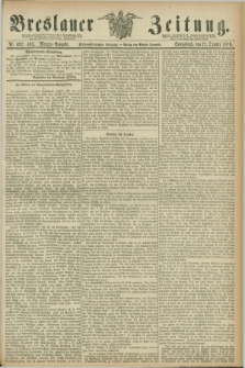 Breslauer Zeitung. Jg.57, Nr. 492/493 (21 October 1876) - Morgen-Ausgabe + dod.