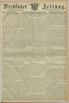 Breslauer Zeitung. Jg.57, Nr. 513 (2 November 1876) - Morgen-Ausgabe + dod.