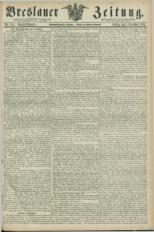 Breslauer Zeitung. Jg.57, Nr. 515 (3 November 1876) - Morgen-Ausgabe + dod.