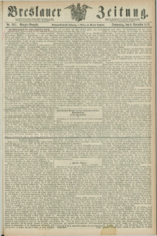 Breslauer Zeitung. Jg.57, Nr. 525 (9 November 1876) - Morgen-Ausgabe + dod.