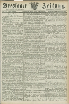 Breslauer Zeitung. Jg.57, Nr. 538 (16 November 1876) - Mittag-Ausgabe
