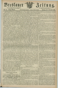 Breslauer Zeitung. Jg.57, Nr. 543 (19 November 1876) - Morgen-Ausgabe + dod.