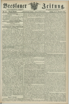 Breslauer Zeitung. Jg.57, Nr. 557 (28 November 1876) - Morgen-Ausgabe + dod.