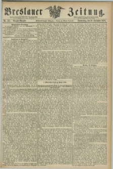 Breslauer Zeitung. Jg.57, Nr. 561 (30 November 1876) - Morgen-Ausgabe + dod.