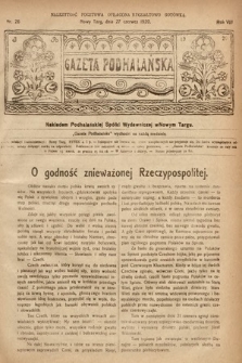 Gazeta Podhalańska. 1920, nr 26