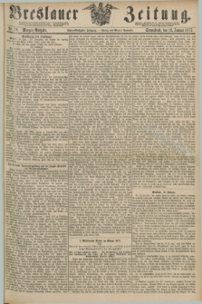 Breslauer Zeitung. Jg.58, Nr. 20 (13 Januar 1877) - Morgen-Ausgabe + dod.