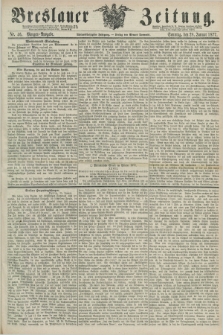 Breslauer Zeitung. Jg.58, Nr. 46 (28 Januar 1877) - Morgen-Ausgabe + dod.