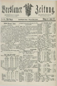 Breslauer Zeitung. Jg.59, Nr. 10 A (7 Januar 1878) - Abend-Ausgabe
