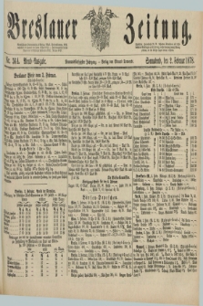 Breslauer Zeitung. Jg.59, Nr. 56 A (2 Februar 1878) - Abend-Ausgabe