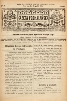 Gazeta Podhalańska. 1920, nr 51