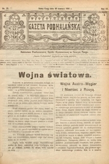 Gazeta Podhalańska. 1916, nr 25