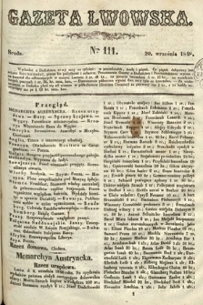 Gazeta Lwowska. 1848, nr 111