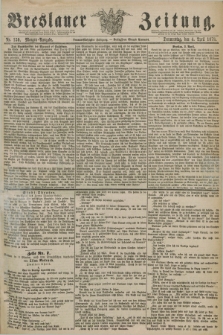 Breslauer Zeitung. Jg.59, Nr. 159 (4 April 1878) - Morgen-Ausgabe + dod.