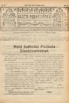 Gazeta Podhalańska. 1916, nr 32
