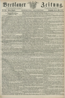 Breslauer Zeitung. Jg.59, Nr. 208 (4 Mai 1878) - Mittag-Ausgabe