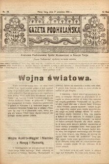 Gazeta Podhalańska. 1916, nr 38