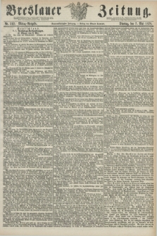 Breslauer Zeitung. Jg.59, Nr. 212 (7 Mai 1878) - Mittag-Ausgabe