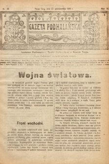Gazeta Podhalańska. 1916, nr 43