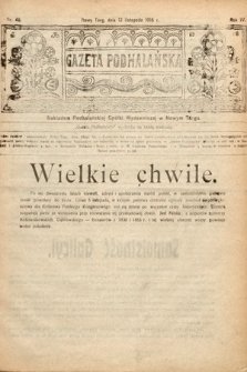 Gazeta Podhalańska. 1916, nr 46