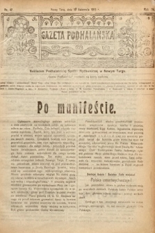 Gazeta Podhalańska. 1916, nr 47