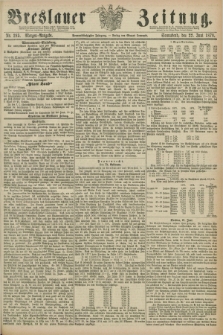 Breslauer Zeitung. Jg.59, Nr. 285 (22 Juni 1878) - Morgen-Ausgabe + dod.