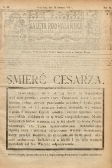 Gazeta Podhalańska. 1916, nr 48