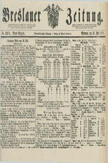 Breslauer Zeitung. Jg.59, Nr. 316 A (10 Juli 1878) - Abend-Ausgabe