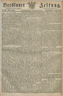 Breslauer Zeitung. Jg.59, Nr. 354 (1 August 1878) - Mittag-Ausgabe