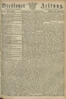 Breslauer Zeitung. Jg.59, Nr. 386 (20 August 1878) - Mittag-Ausgabe