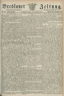 Breslauer Zeitung. Jg.59, Nr. 420 (9 September 1878) - Mittag-Ausgabe