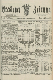 Breslauer Zeitung. Jg.59, Nr. 420 A (9 September 1878) - Abend-Ausgabe