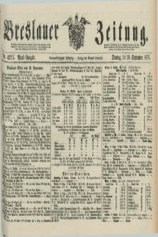 Breslauer Zeitung. Jg.59, Nr. 422 A (10 September 1878) - Abend-Ausgabe