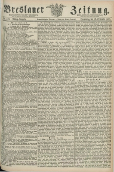 Breslauer Zeitung. Jg.59, Nr. 426 (12 September 1878) - Mittag-Ausgabe