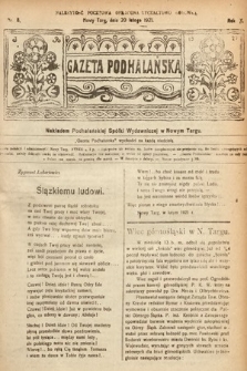 Gazeta Podhalańska. 1921, nr 8
